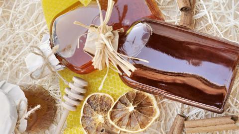 Bärenfang auf Tisch